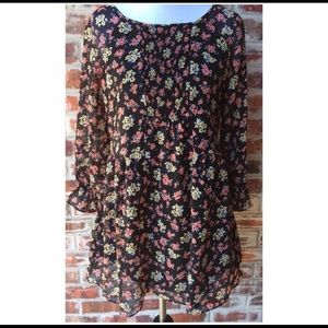 Free people floral dress/tunic size 2